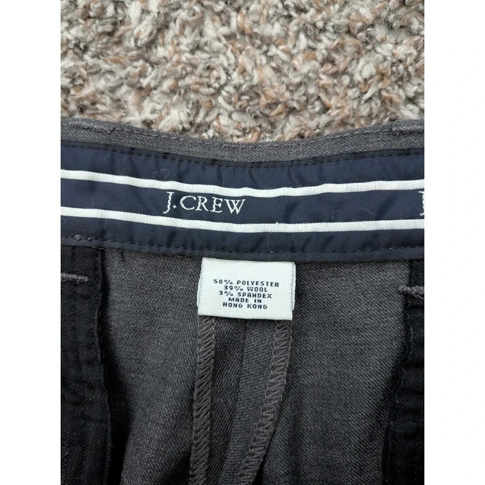 J. Crew Classic Fit Wool Blend‎ Suit Pants Dress Pant Gray Men 34/30 (Tag 35)